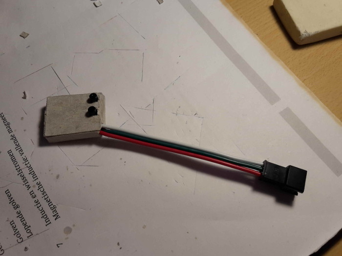 finished - including the JST cable